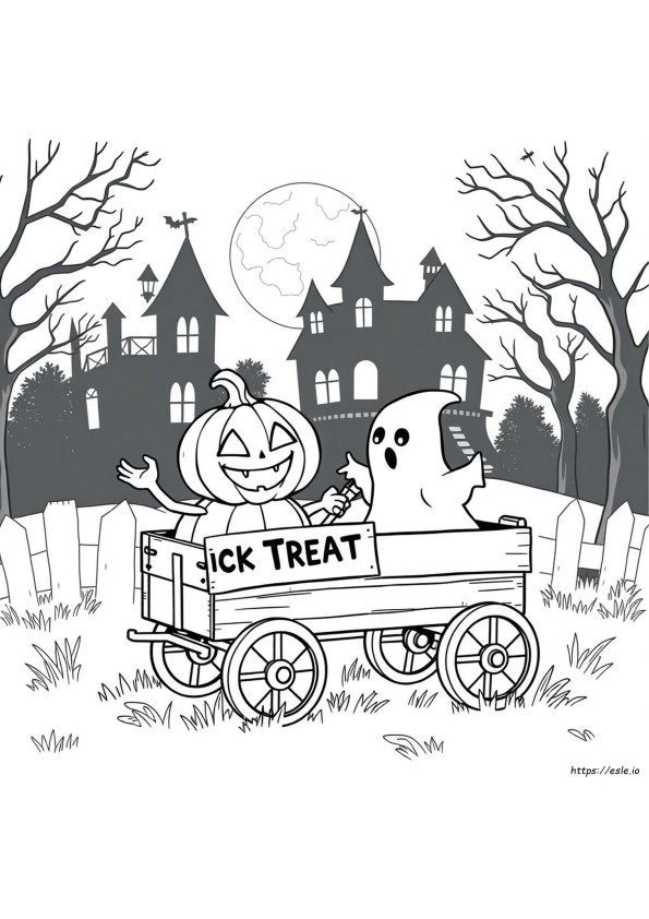 Halloween Coloring Pages For Kids Disney
