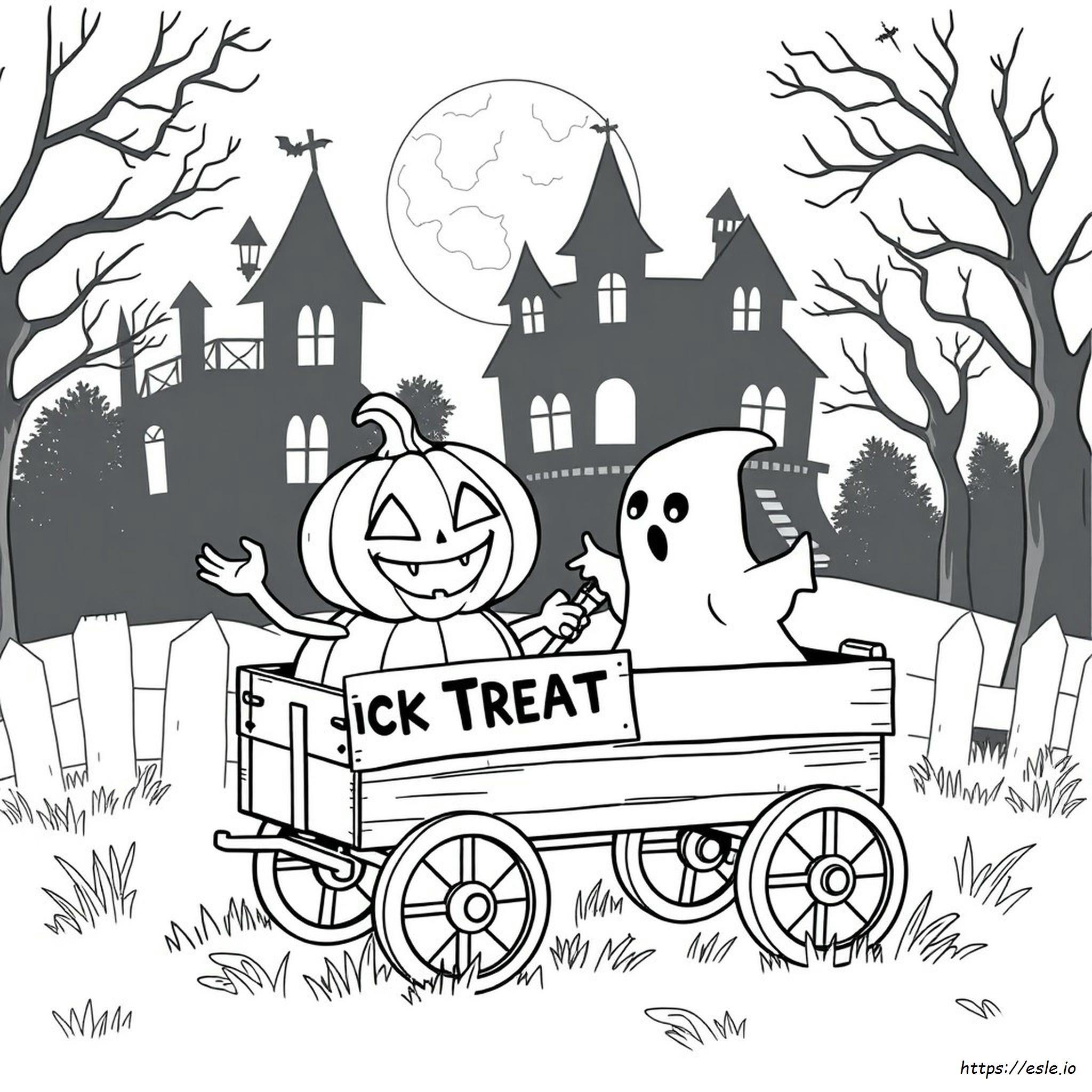 Halloween Coloring Pages For Kids Disney