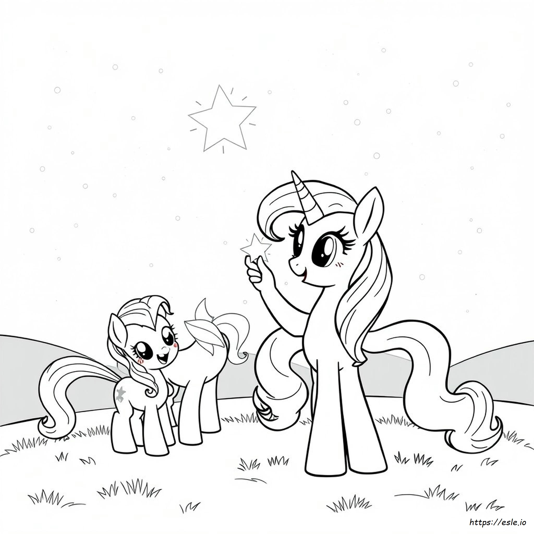 My Little Pony Friendship Is Magic Coloring Pages Princess Luna