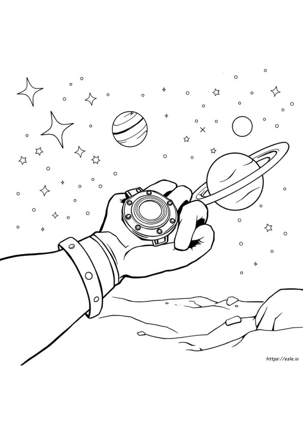Omnitrix Colouring Pages