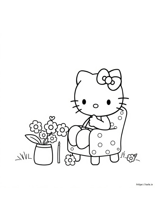 Images Of Hello Kitty Coloring Pages