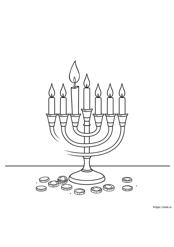Disegni Di Chanukah Da Colorare Gratis Da Stampare
