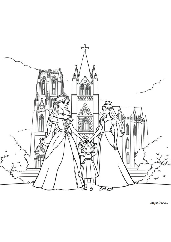 Barbie Princess And The Pauper Coloring Pages