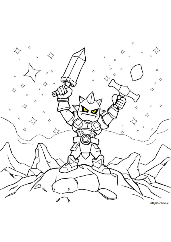 Brawl Stars Coloring Spike