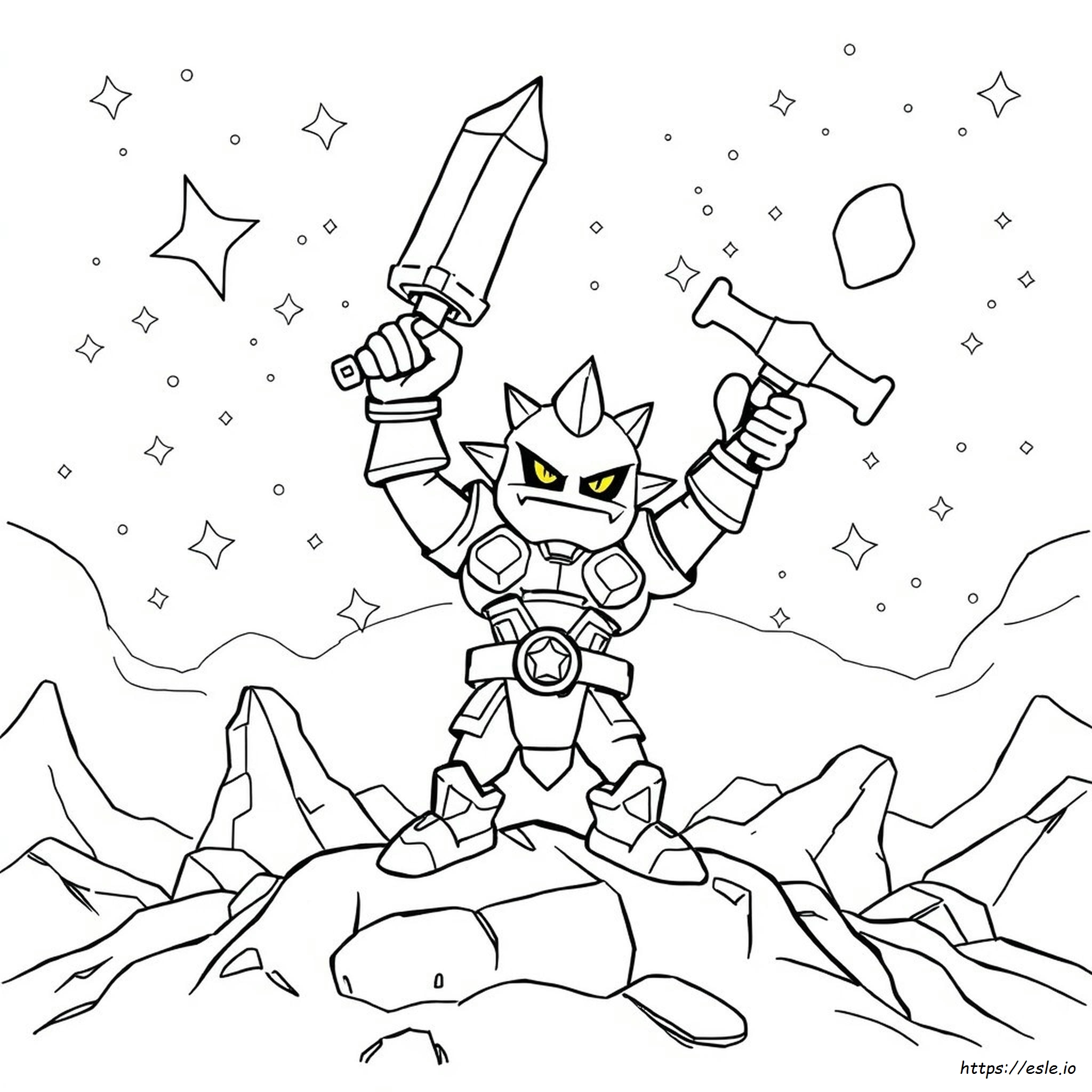 Brawl Stars Coloring Spike