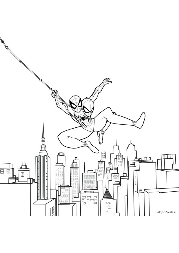 Coloring Pages Spidey Da Colorare