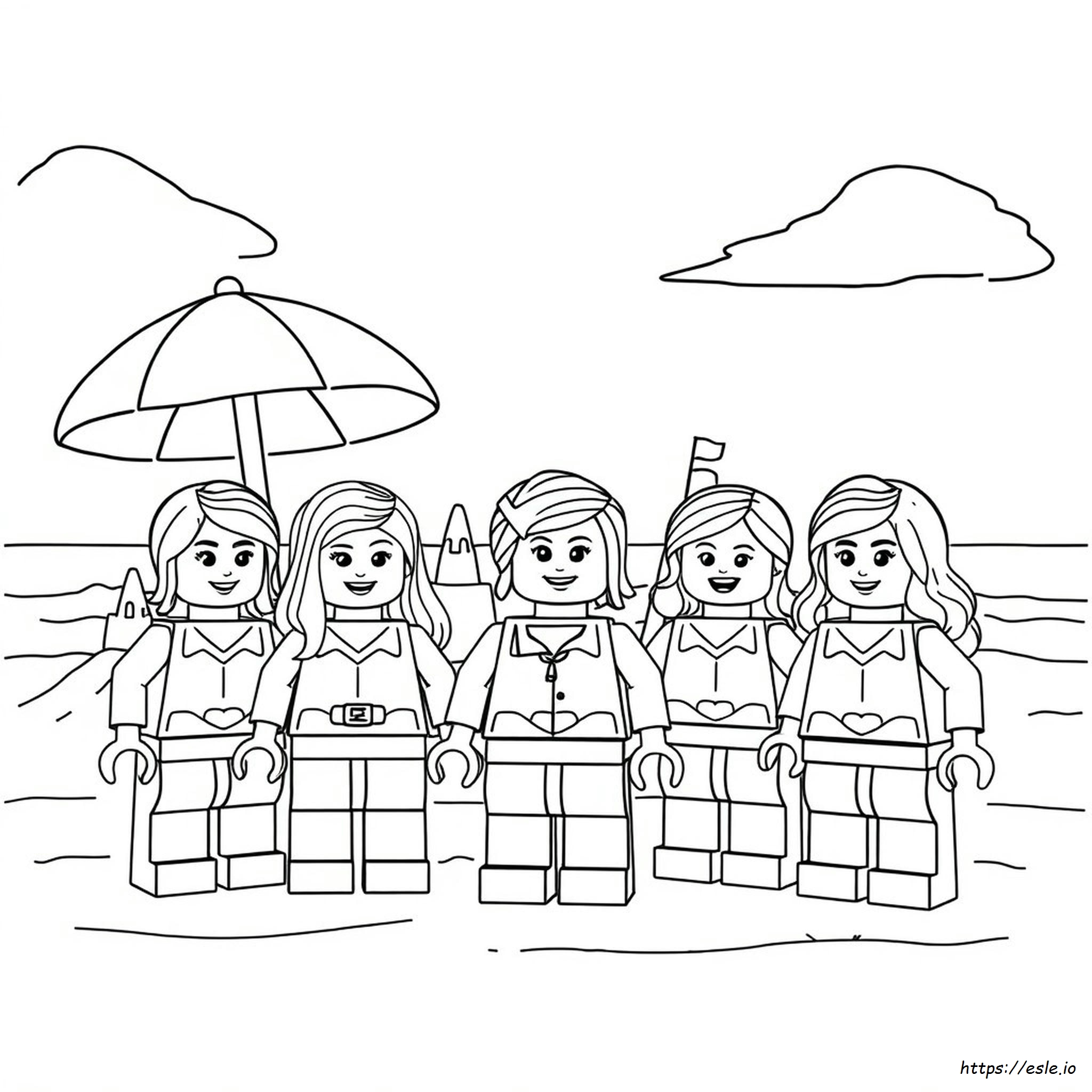 Lego Friends Mewarnai Gambar