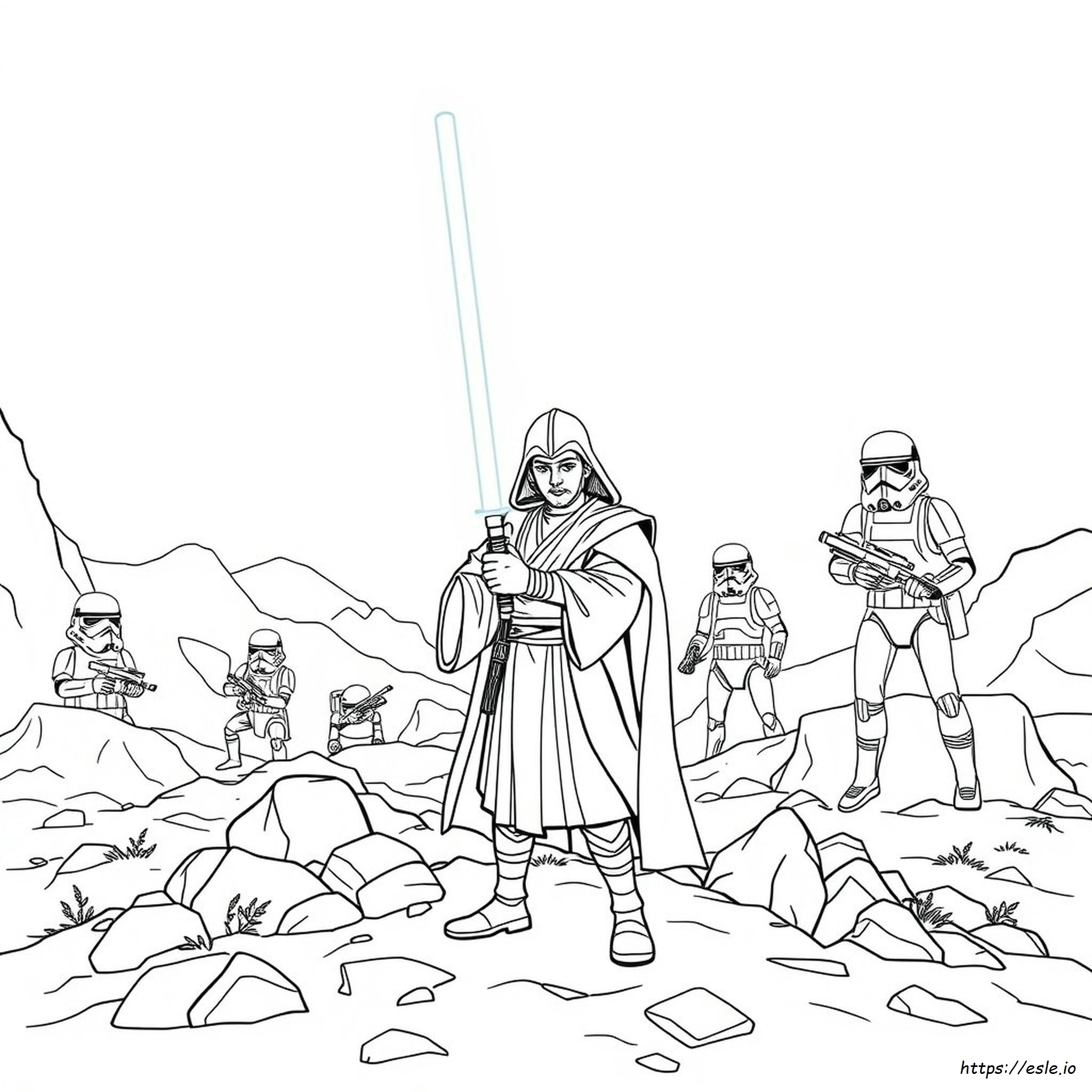 Gambar Mewarnai Star Wars Gratis