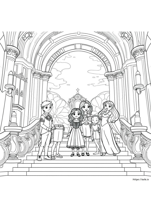 Descendants Coloring Pictures