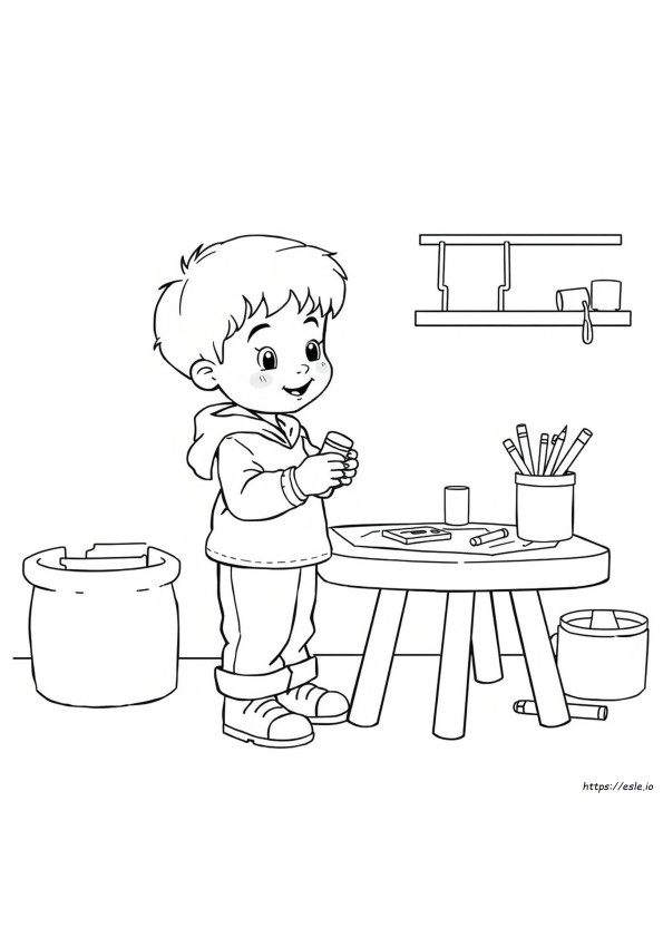 色鉛筆で紙に描いた絵を消す方法