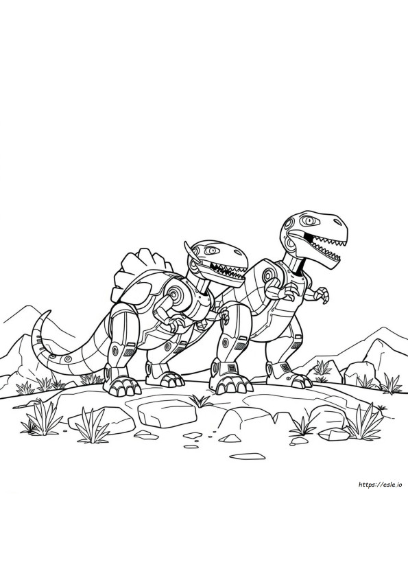 Dinobots Coloring Pages