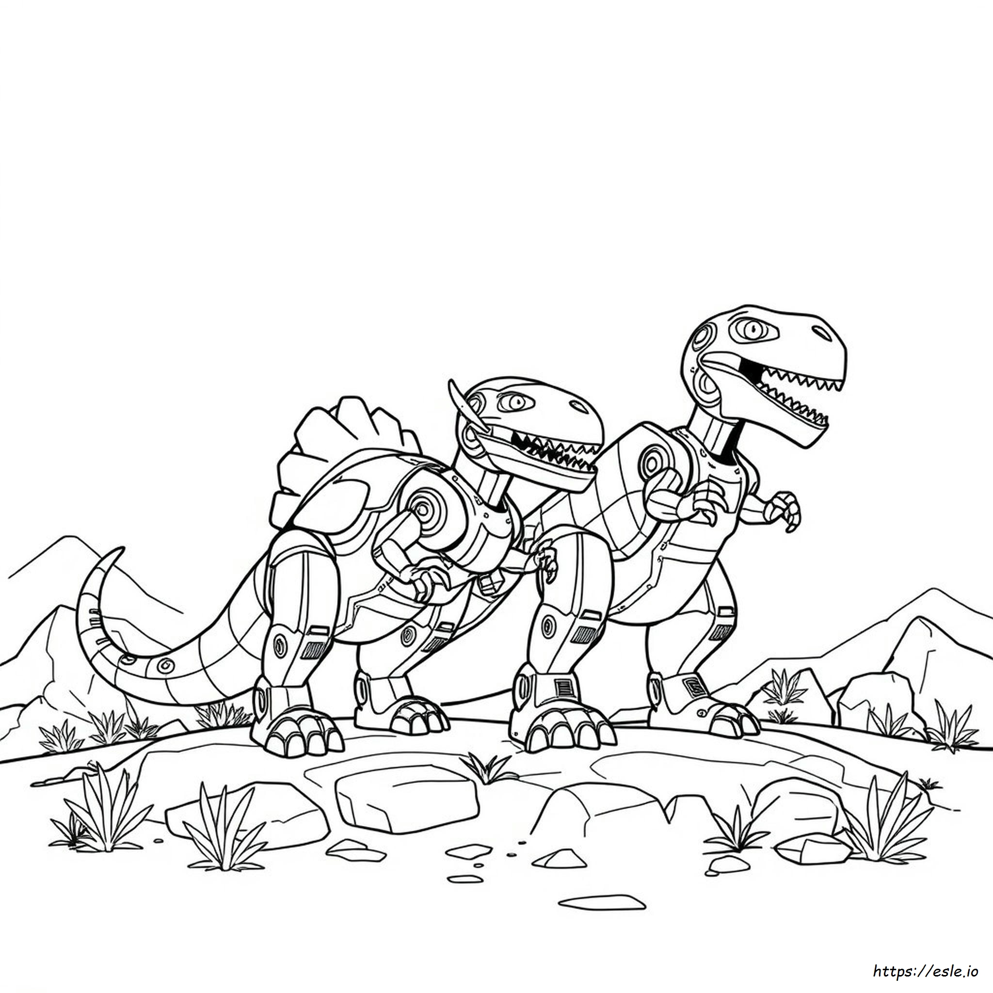 Gambar Mewarnai Dinobot