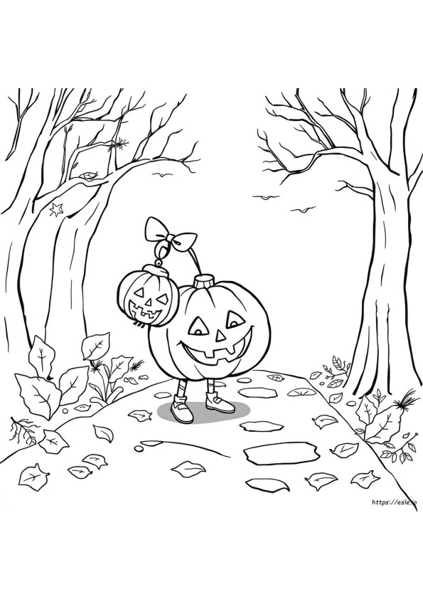Fișe De Colorat Halloween Pentru Preșcolari