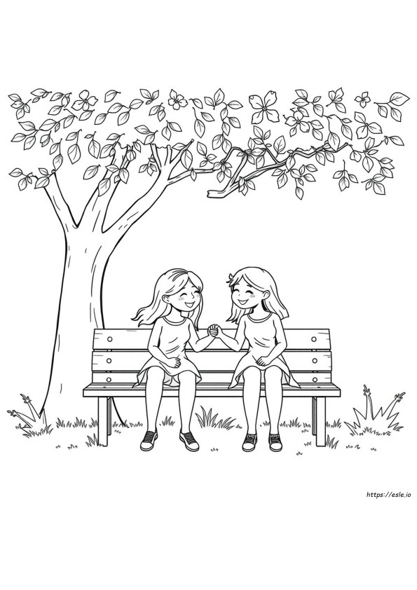 Bff Colouring In