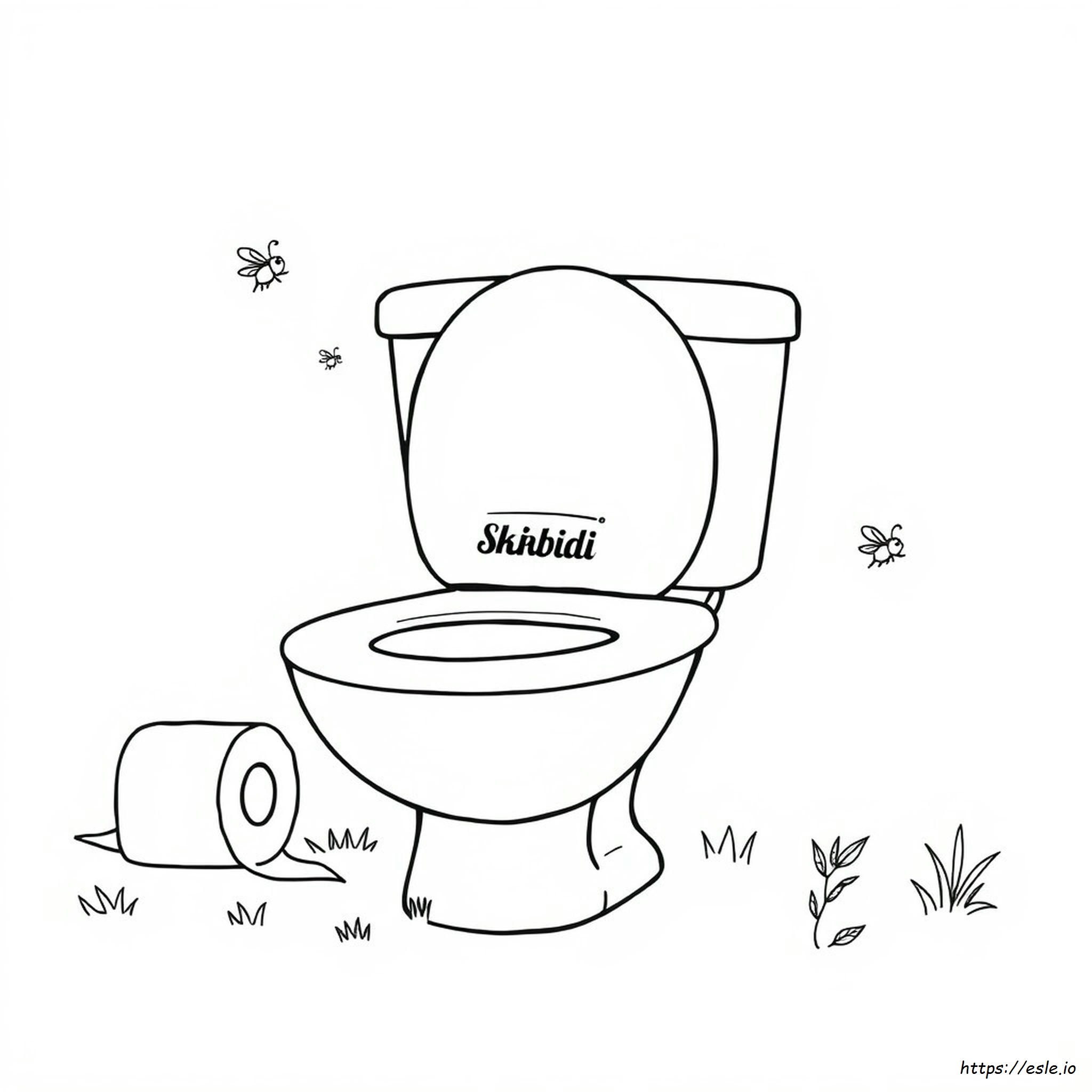 Skibidi Toilet Coloring Pages Free