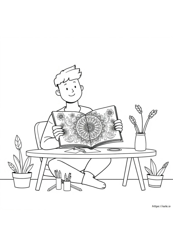 Thick Page Coloring Book For Adults