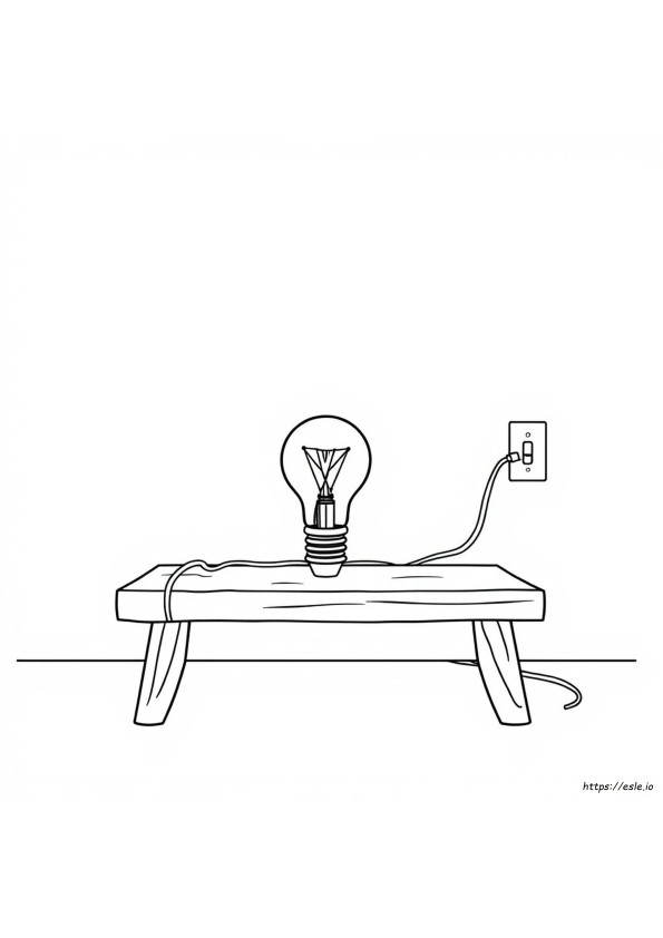 Gambar Mewarnai Bola Lampu