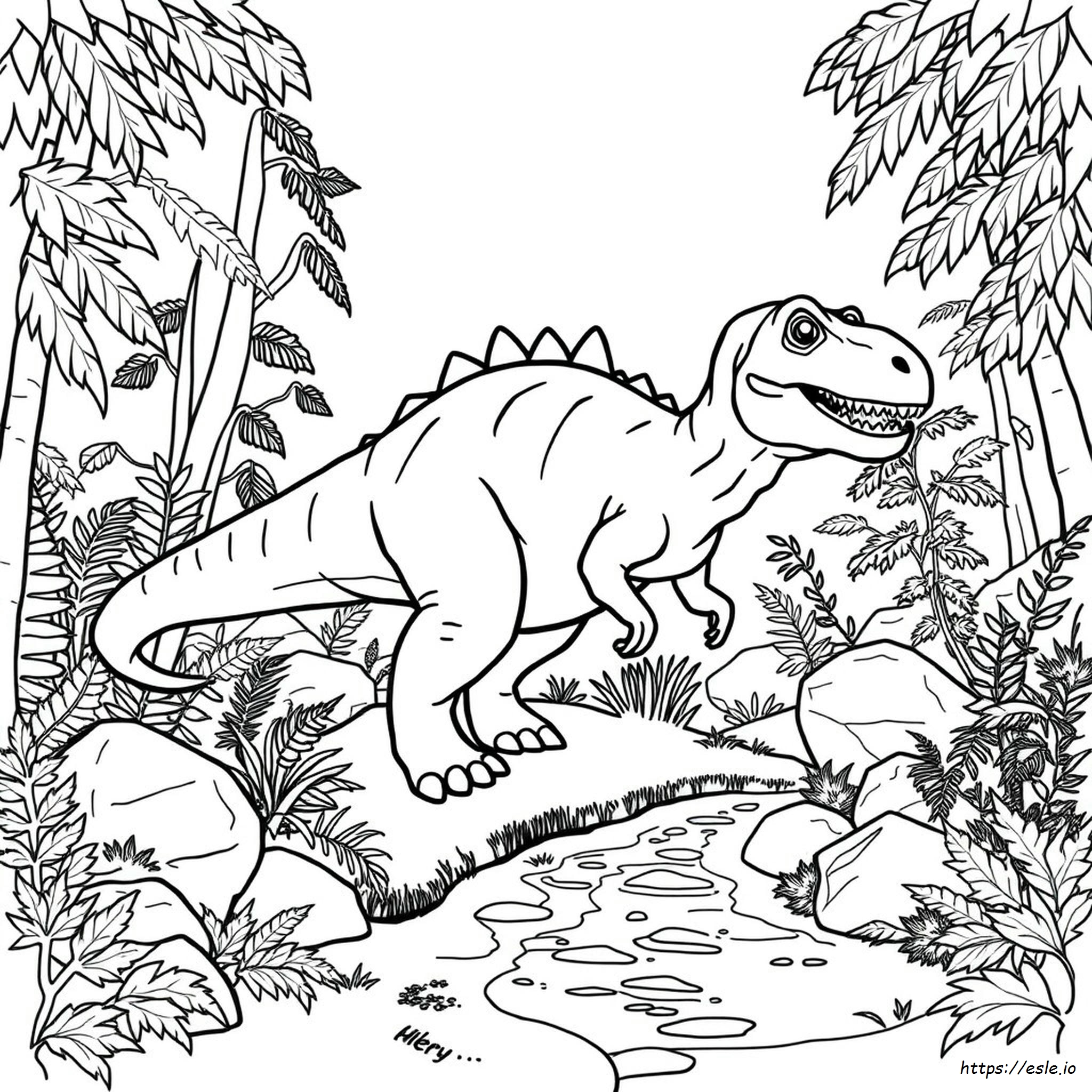 Allosaurus Coloring Page Printable