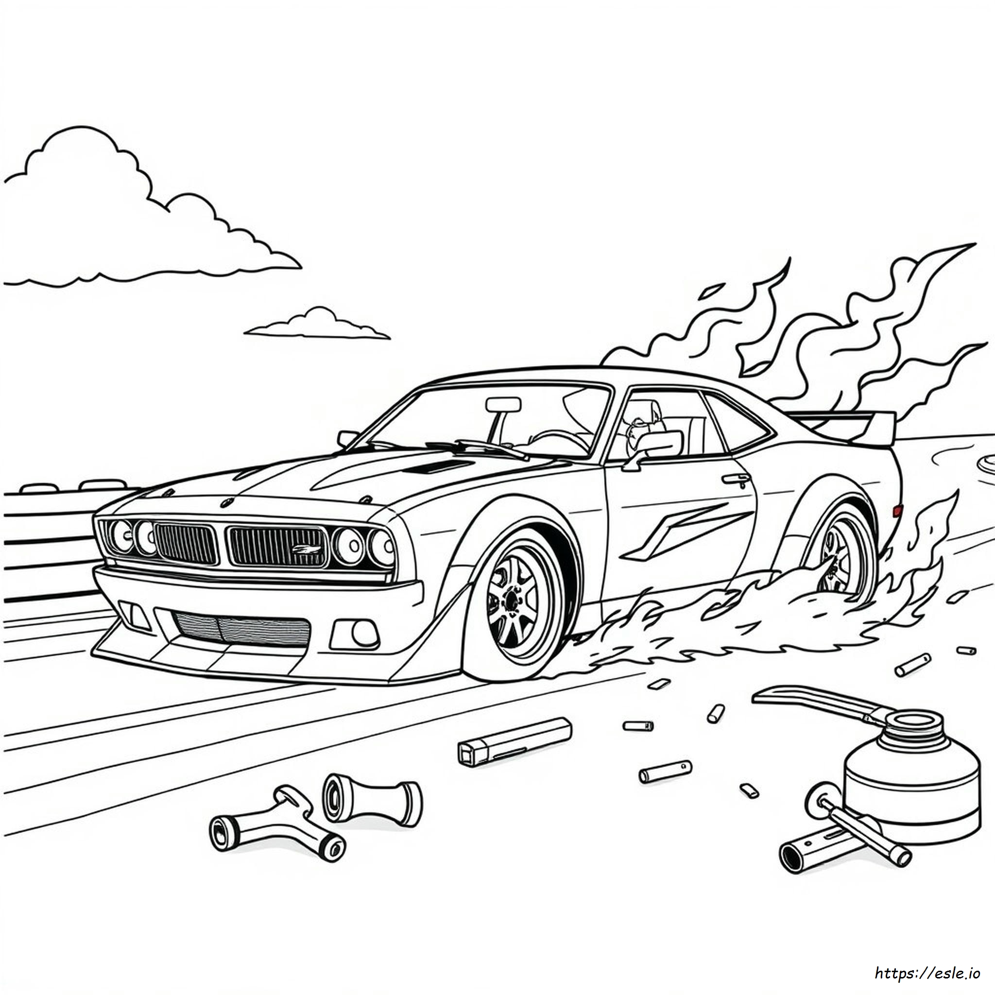 Tuner Car Coloring Pages