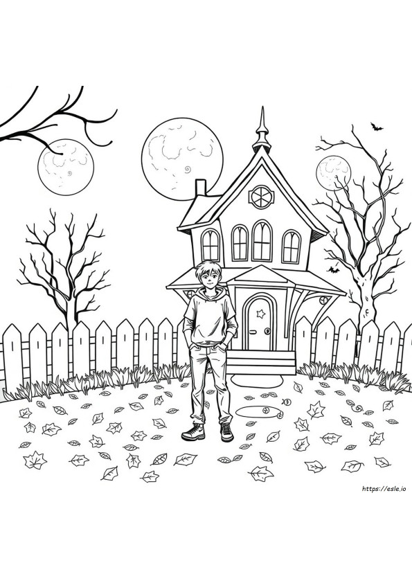 Páginas Para Colorear De Halloween Para Adolescentes