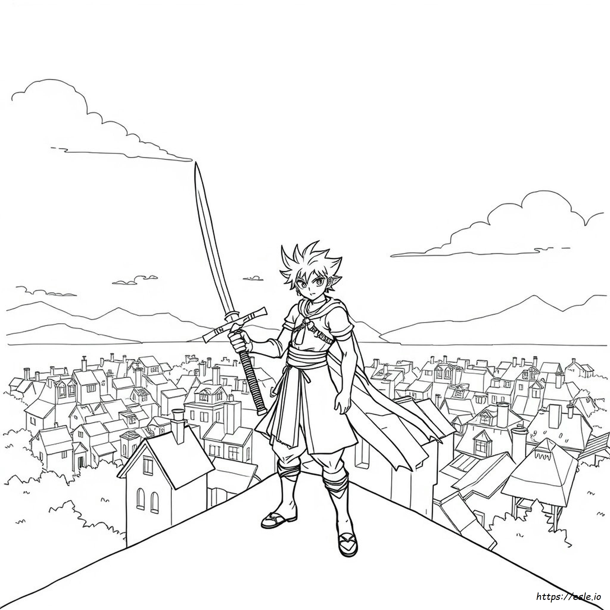 Demon Slayer Coloring Pages Sabito