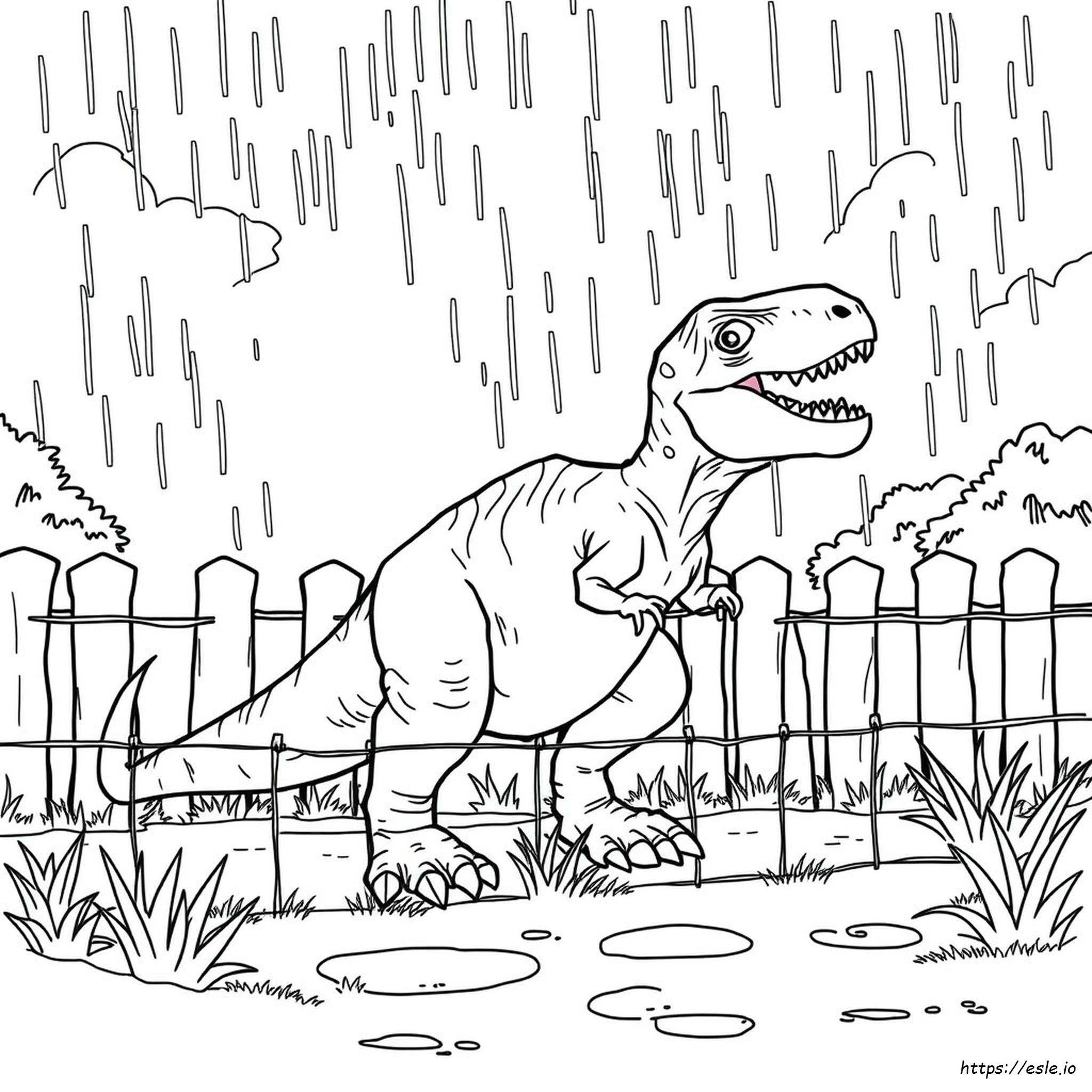 Indominus Rex Coloring Picture