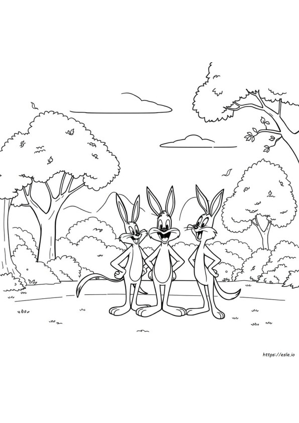 Personaggi Loony Toons Da Colorare