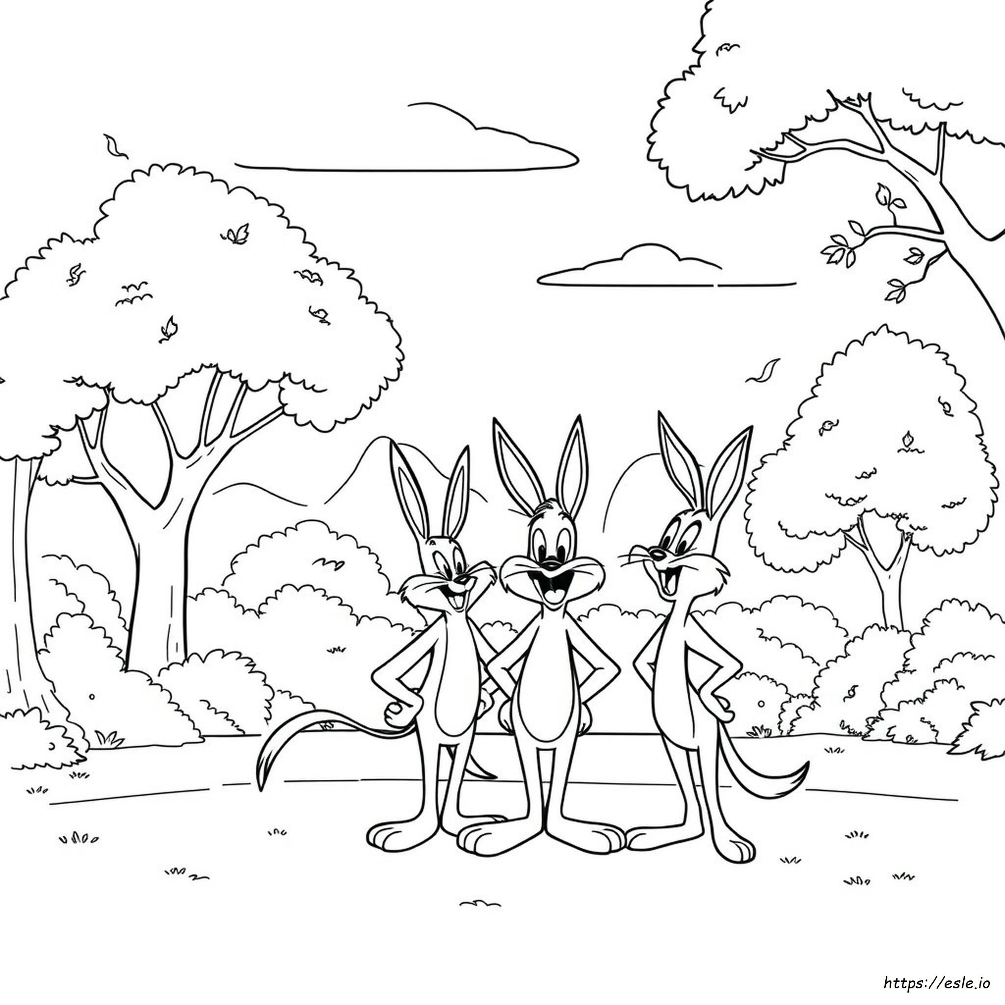 Gambar Mewarnai Looney Tunes Gratis