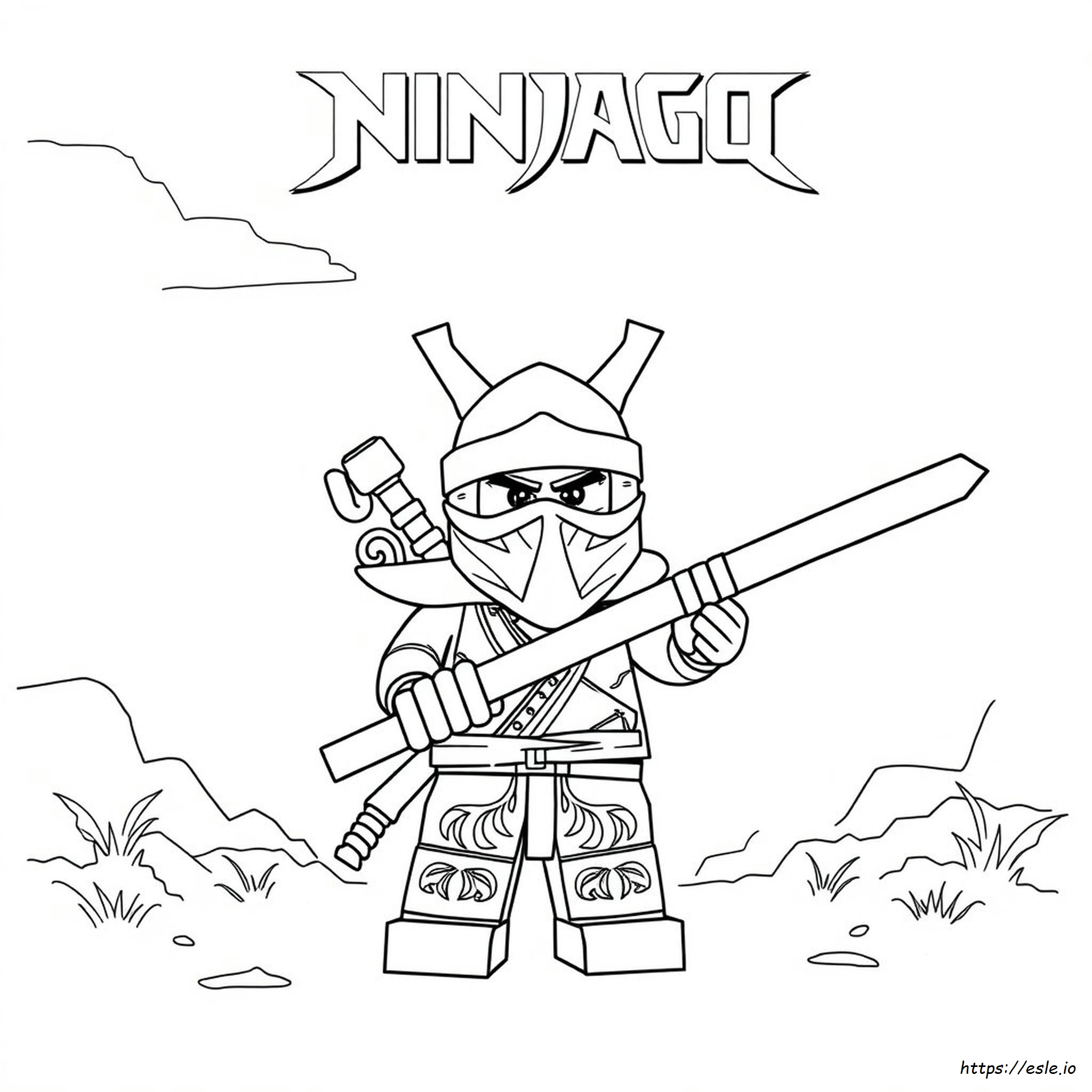 Ninjago Oni Coloring Pages