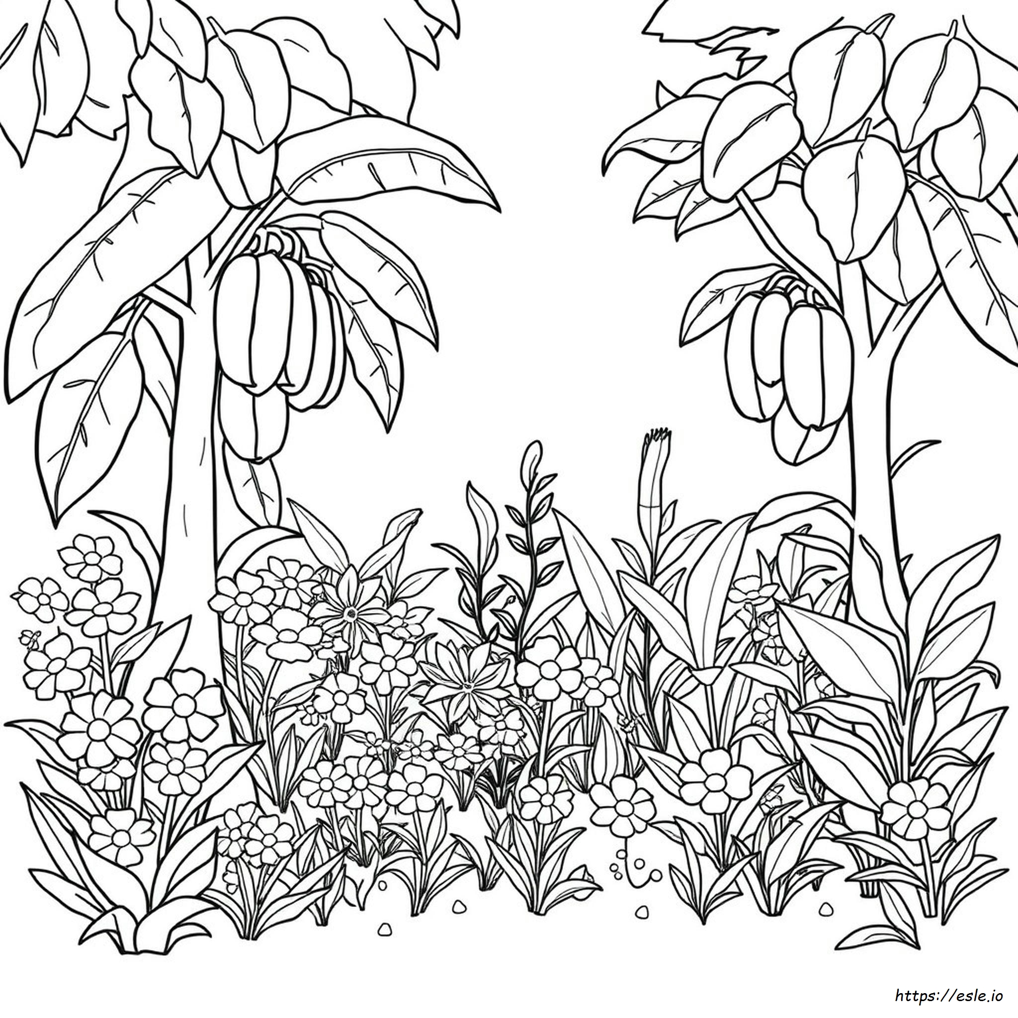 Gambar Mewarnai Garten Of Banban 4 Dapat Dicetak