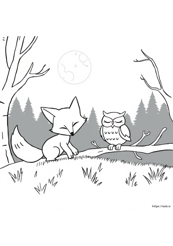 ゆかいな動物塗り絵