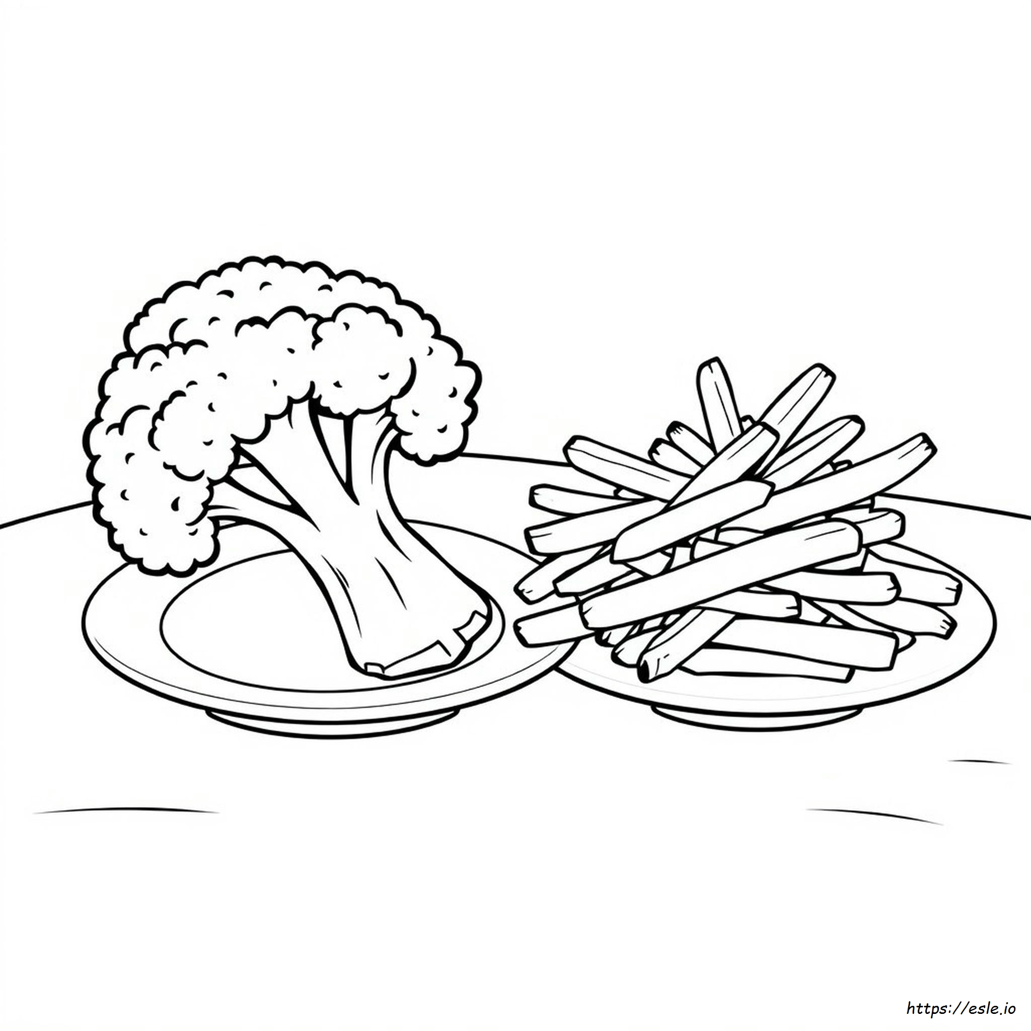 Printable Healthy And Unhealthy Food Coloring Pages