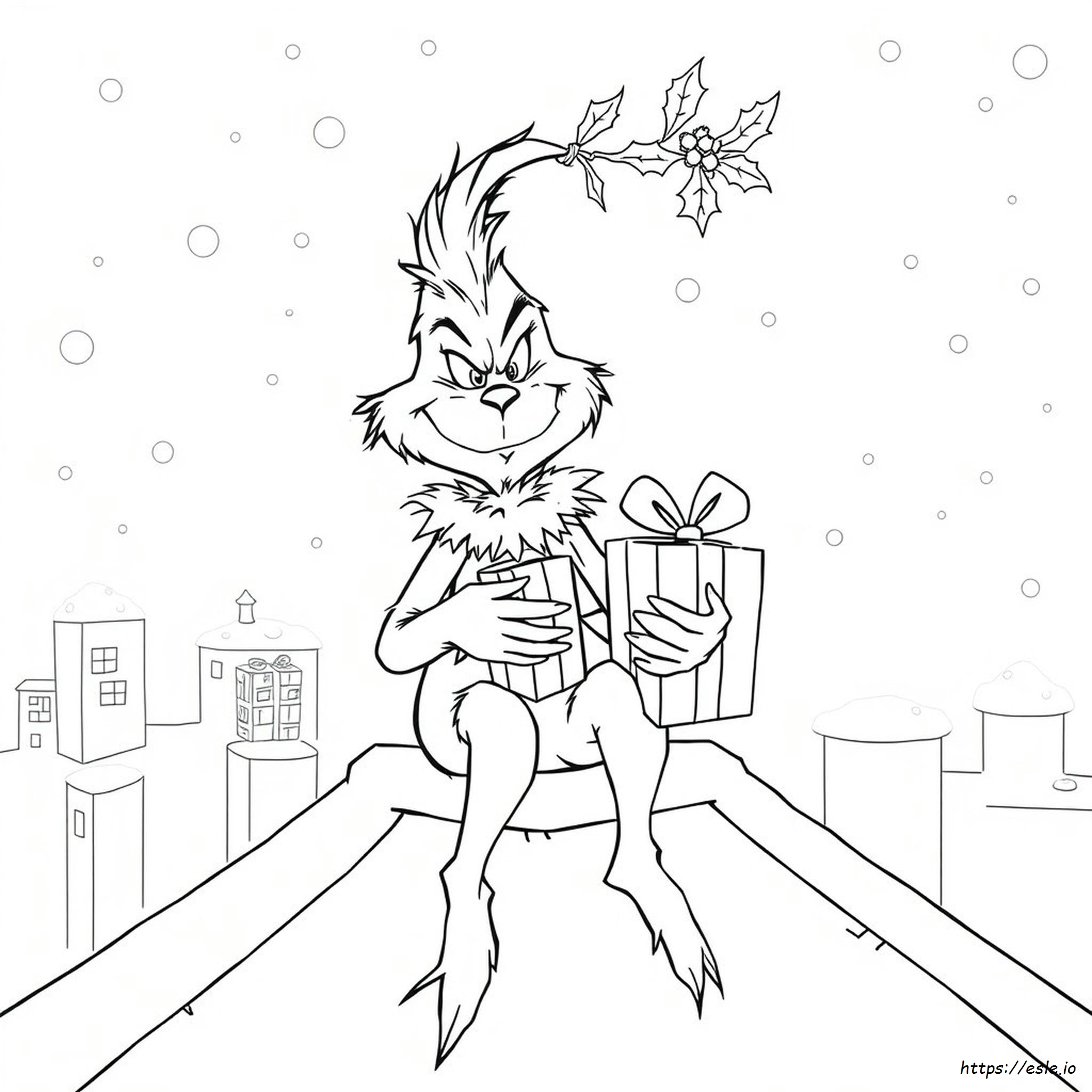Coloriages Du Grinch Qui A Volé Noël
