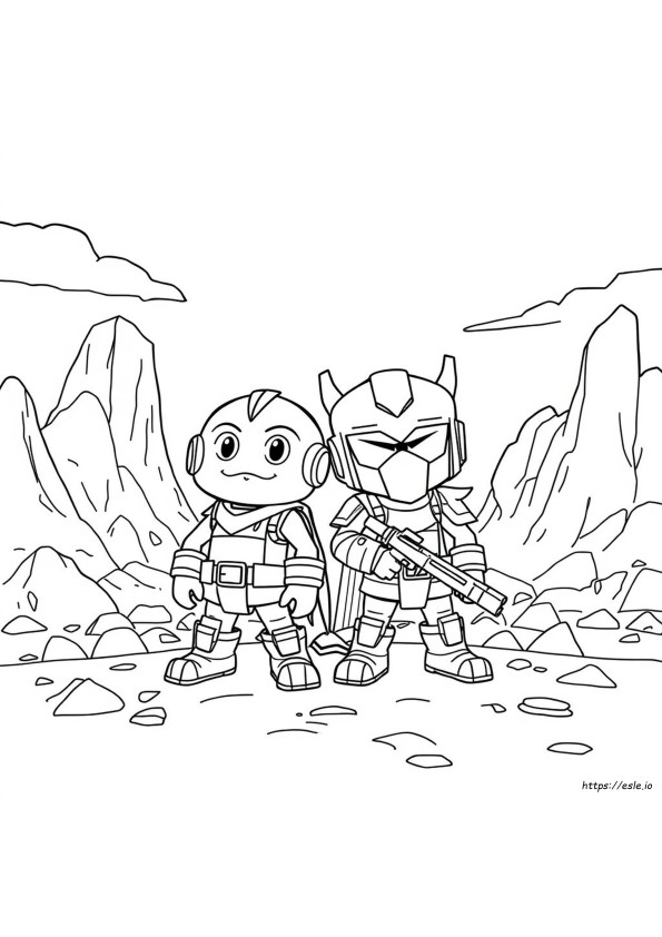 Kibaoh Klashers Coloring Pages