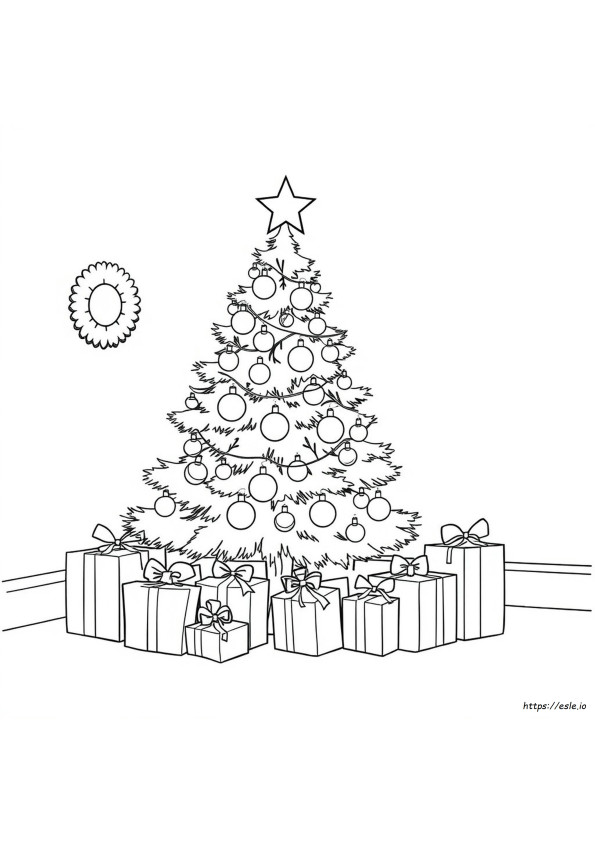 Alberi Di Natale Dettagliati Da Colorare