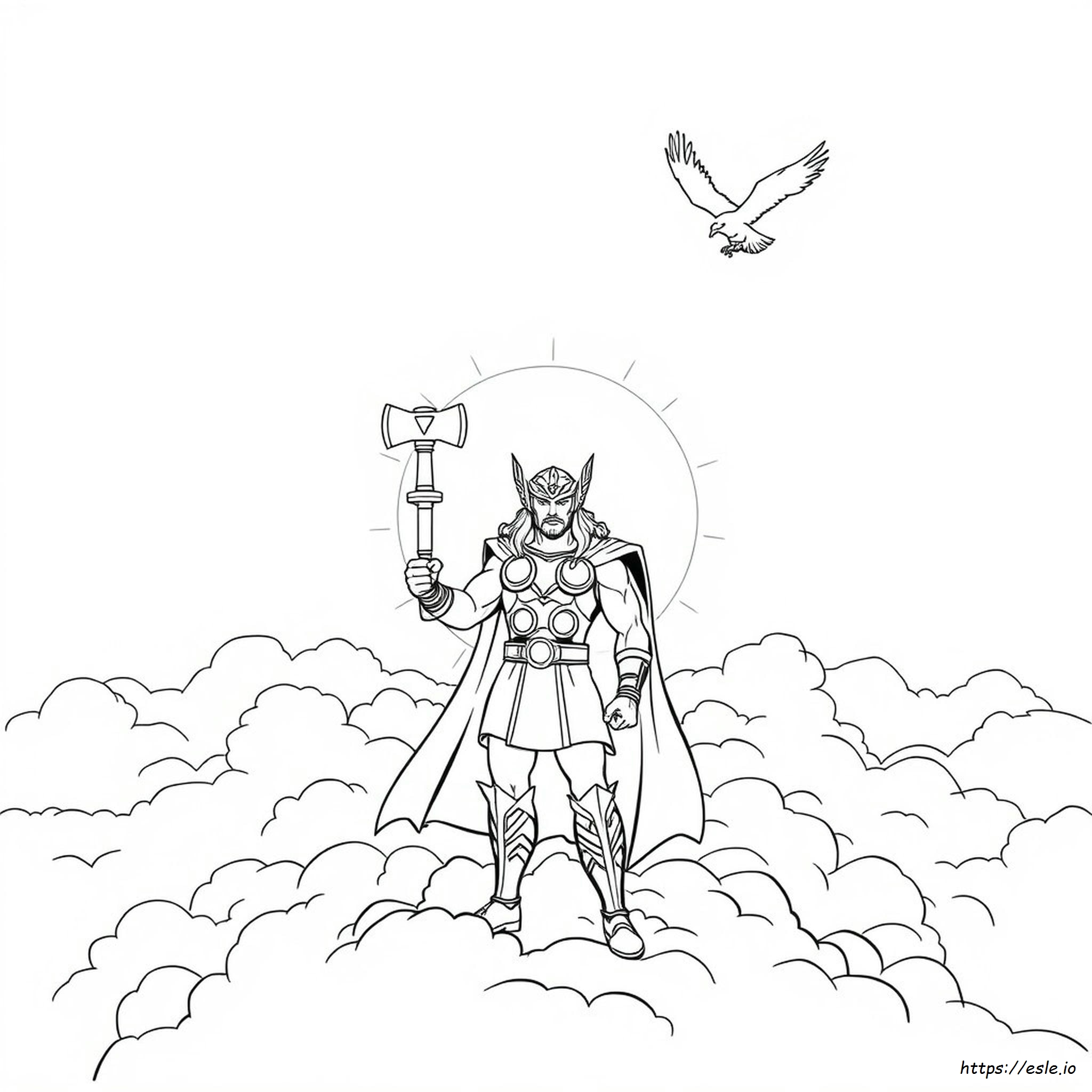 Thor Colouring Pictures