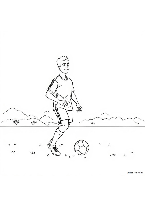Ronaldinho Kleurplaat