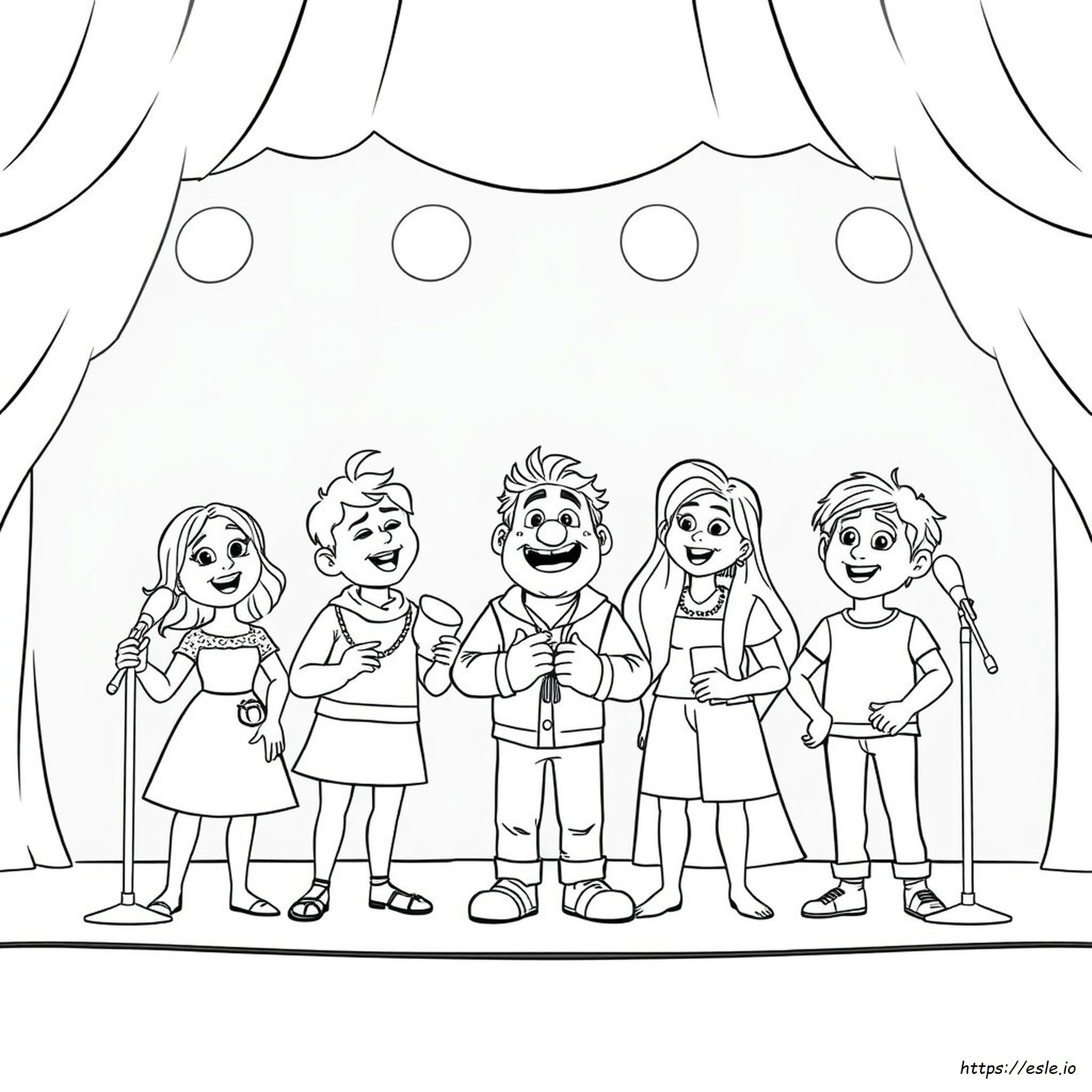 Sing Movie Coloring