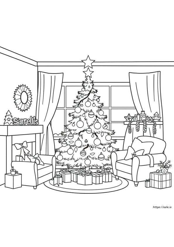 Páginas De Navidad Para Colorear Para Preescolares En Pdf