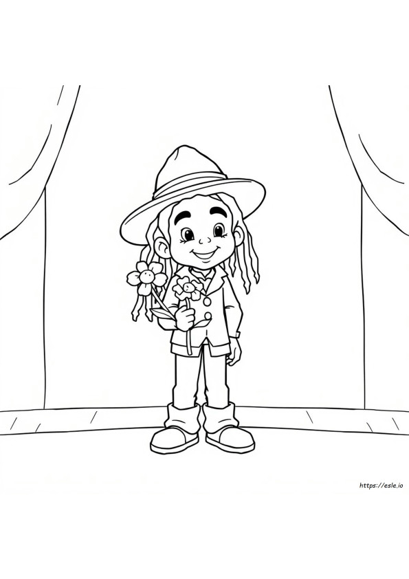 Bob Marley Pagine Da Colorare