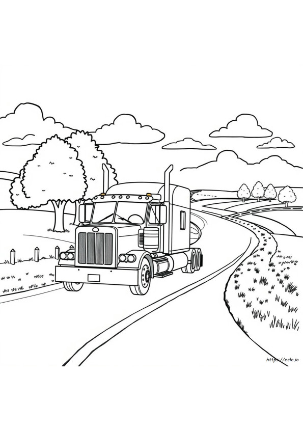 Peterbilt Da Colorare E Stampare