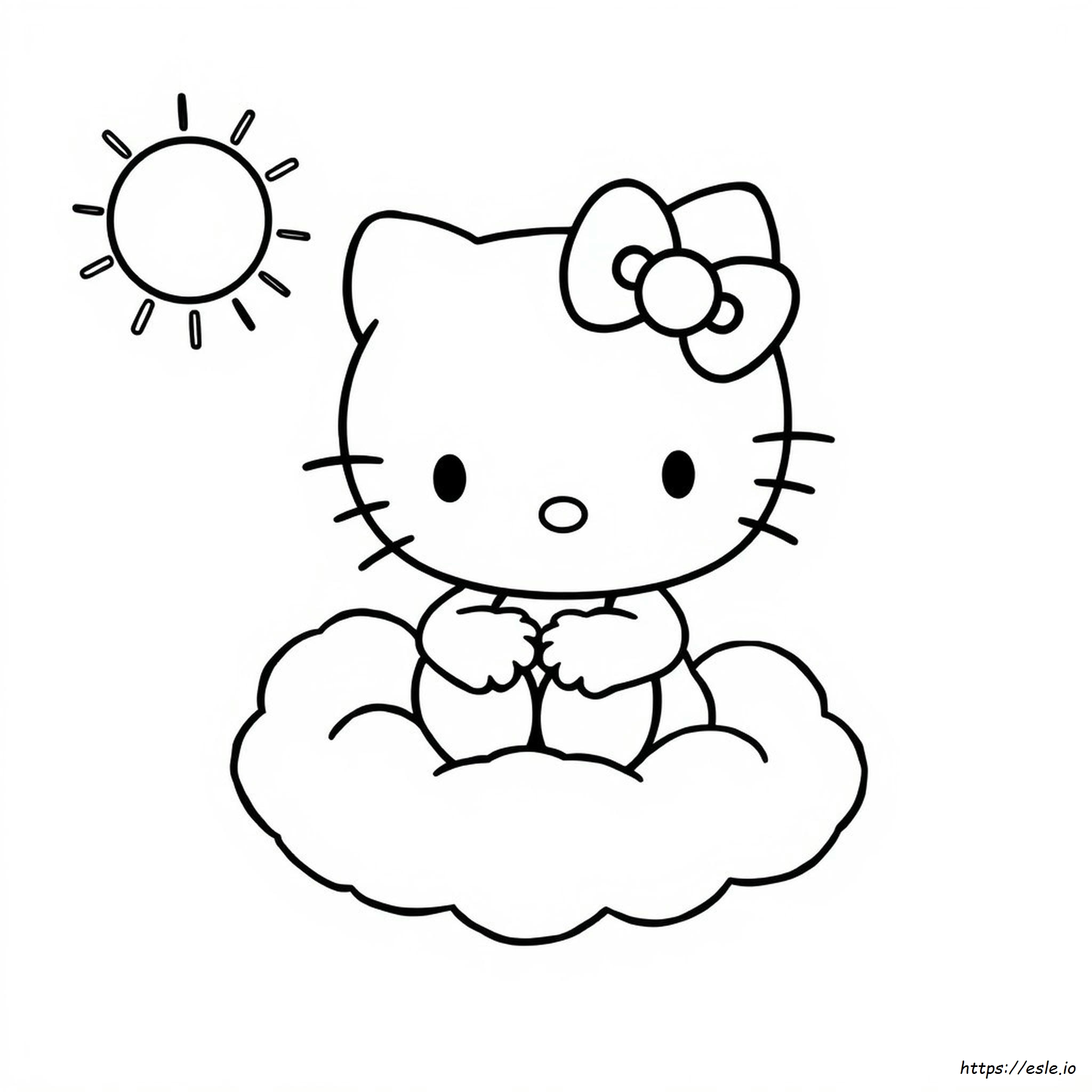 Hello Kitty Coloring Pages To Print Out
