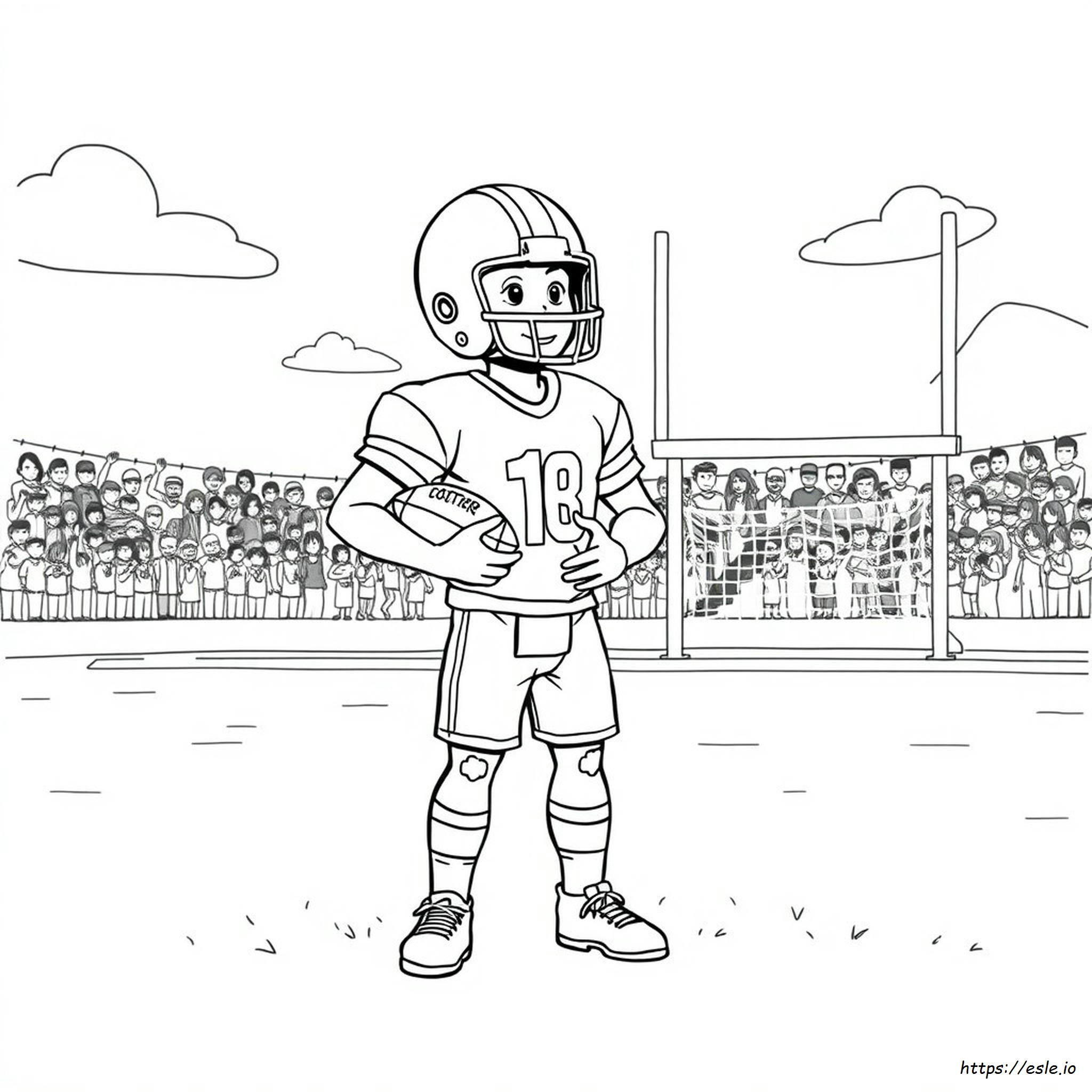 Calciatore Da Colorare