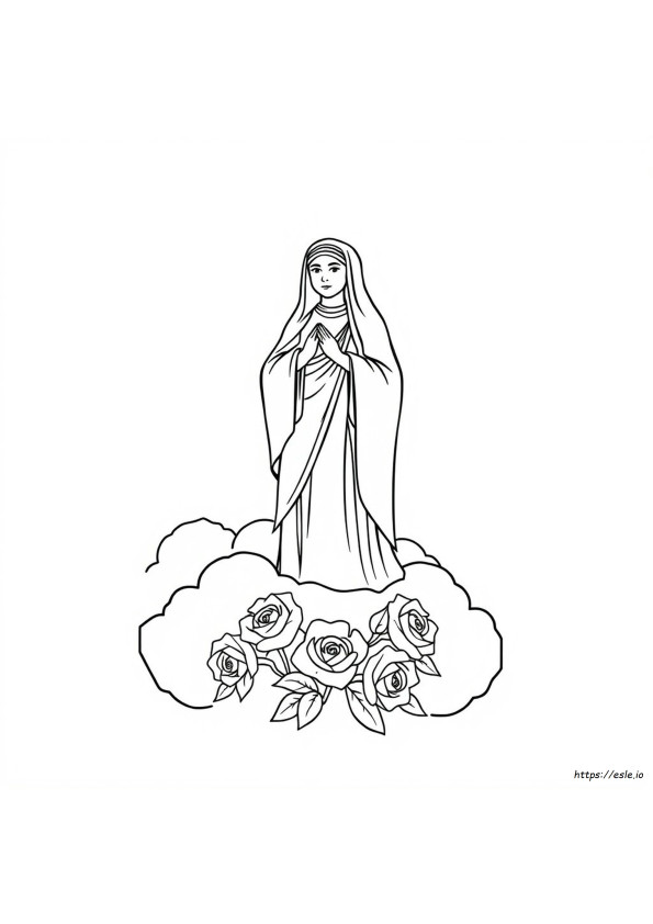 Santa Teresa Da Colorare