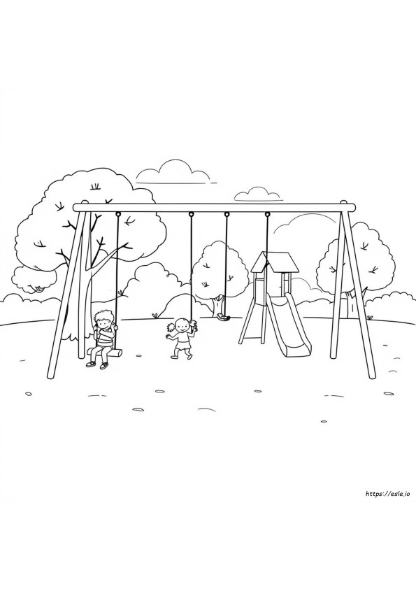 No Parque: Desenhos Para Colorir