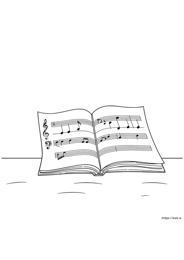Color Coded Sheet Music
