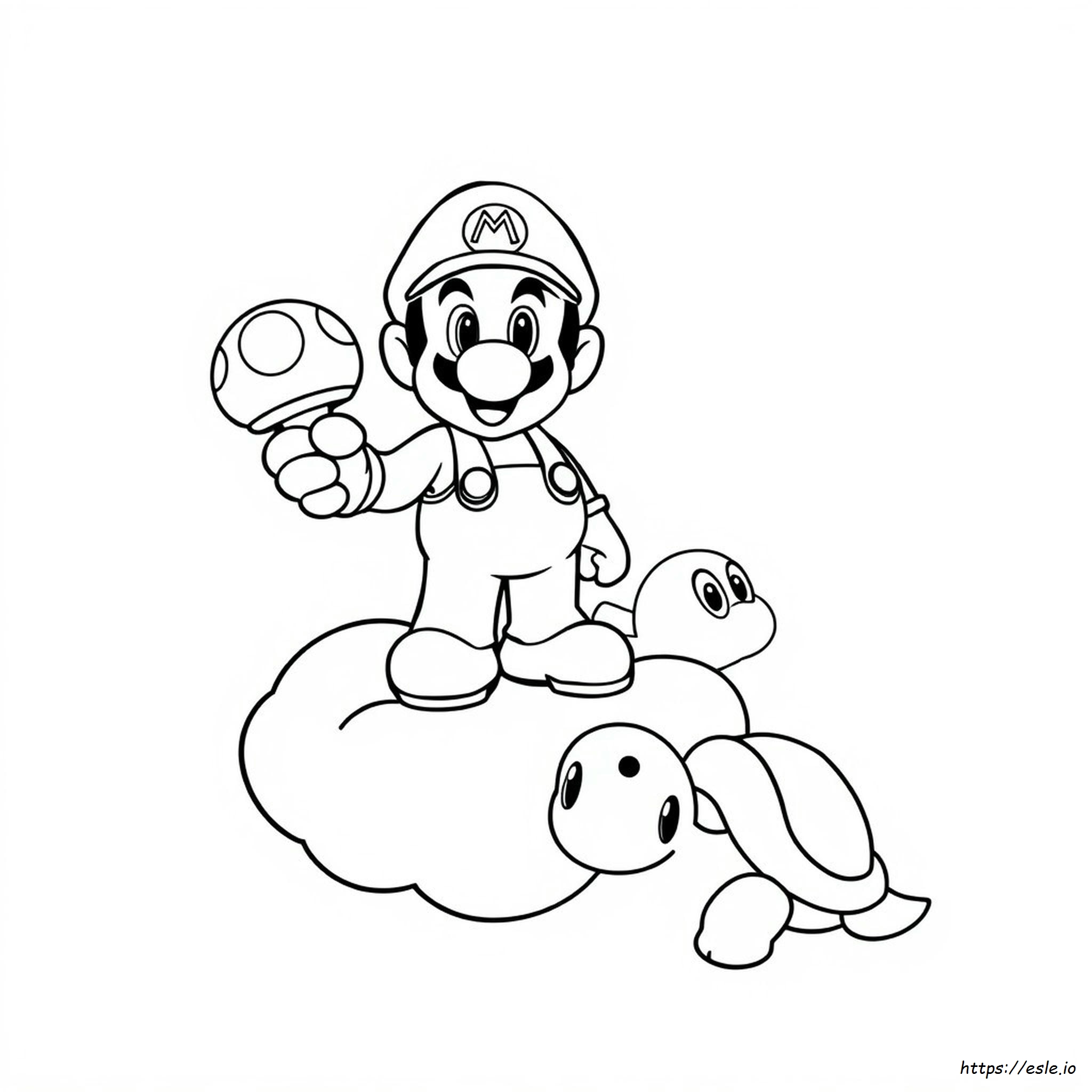 Item Mario Gambar Mewarnai
