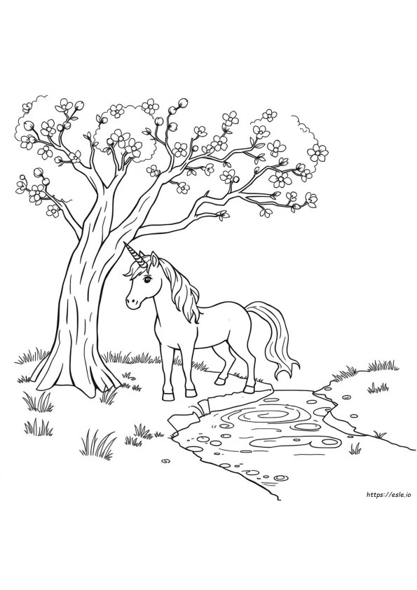Unicorn Coloring In Pages