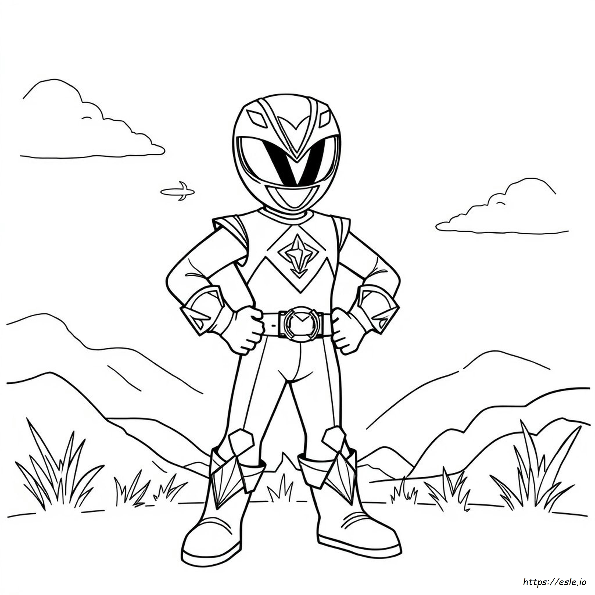 Power Ranger Maske Malvorlagen