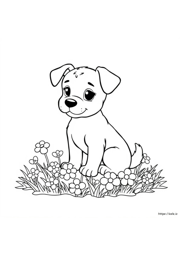 Cute Dog Coloring Pages